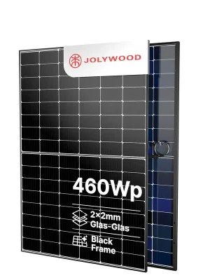 Jolywood 460W Black Frame PV-Modul – (Bifazial | Glas-Glas) – JW-HD96N-R2 – Solar Panel Angebot